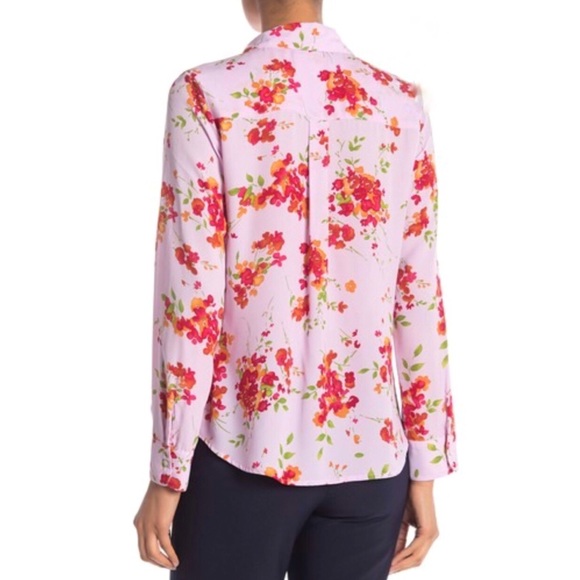 Nanette Lepore long sleeves floral shirt - Picture 3 of 3